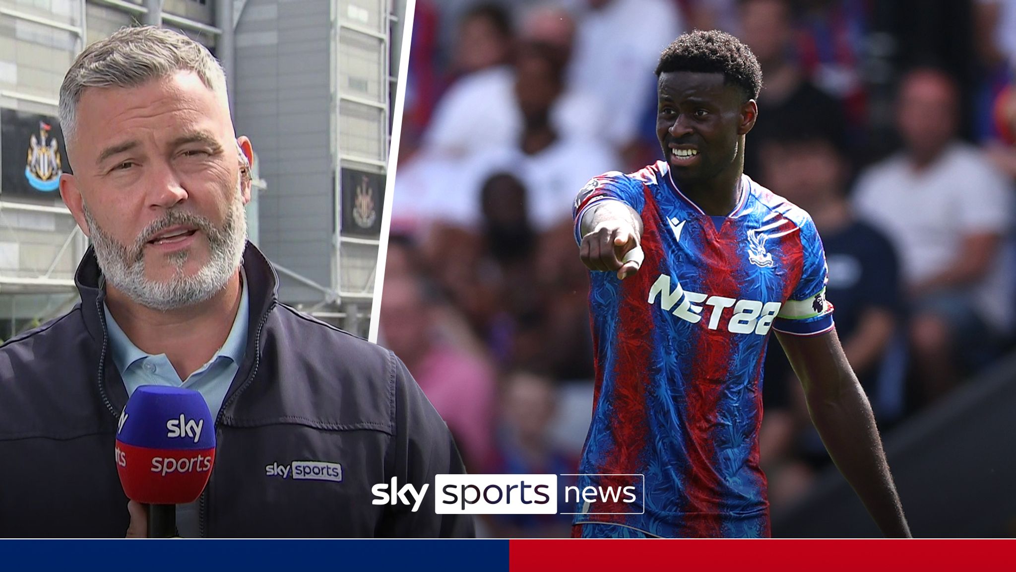 New £70 million transfer claim for Marc Guehi from Newcastle United; Crystal Palace decision pending